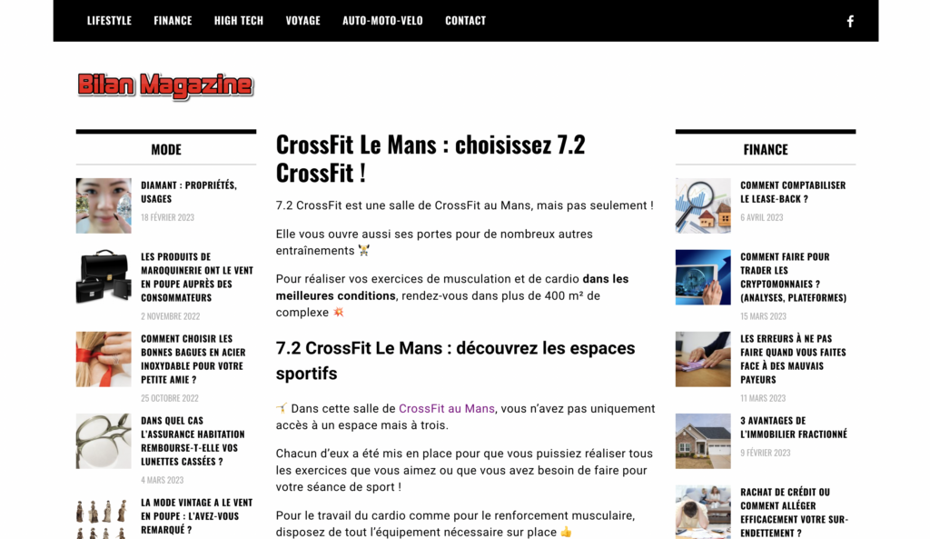 Salle de CrossFit Le Mans