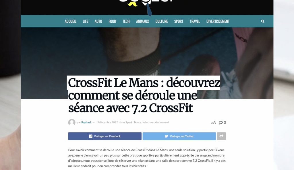 Salle de CrossFit Le Mans