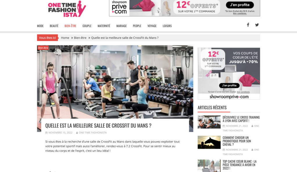 Salle de CrossFit Le Mans