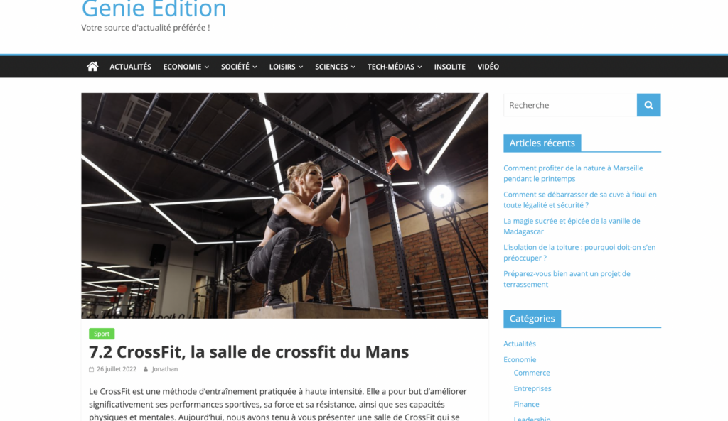 Salle de CrossFit Le Mans